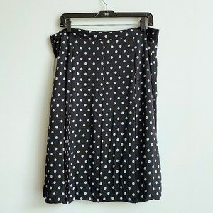 Classiques Entier Silk Polka Dot Pleated Skirt